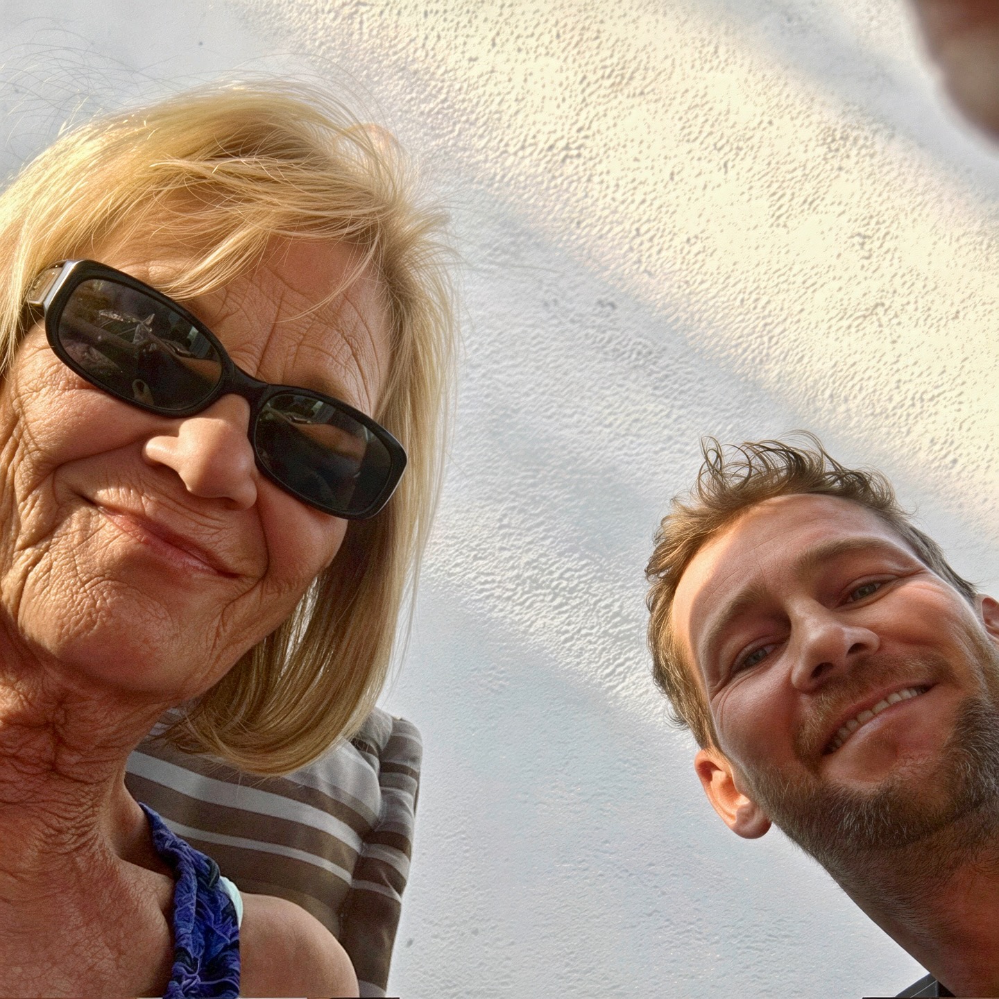 Johnny Kimball with his mother Barbara Rose